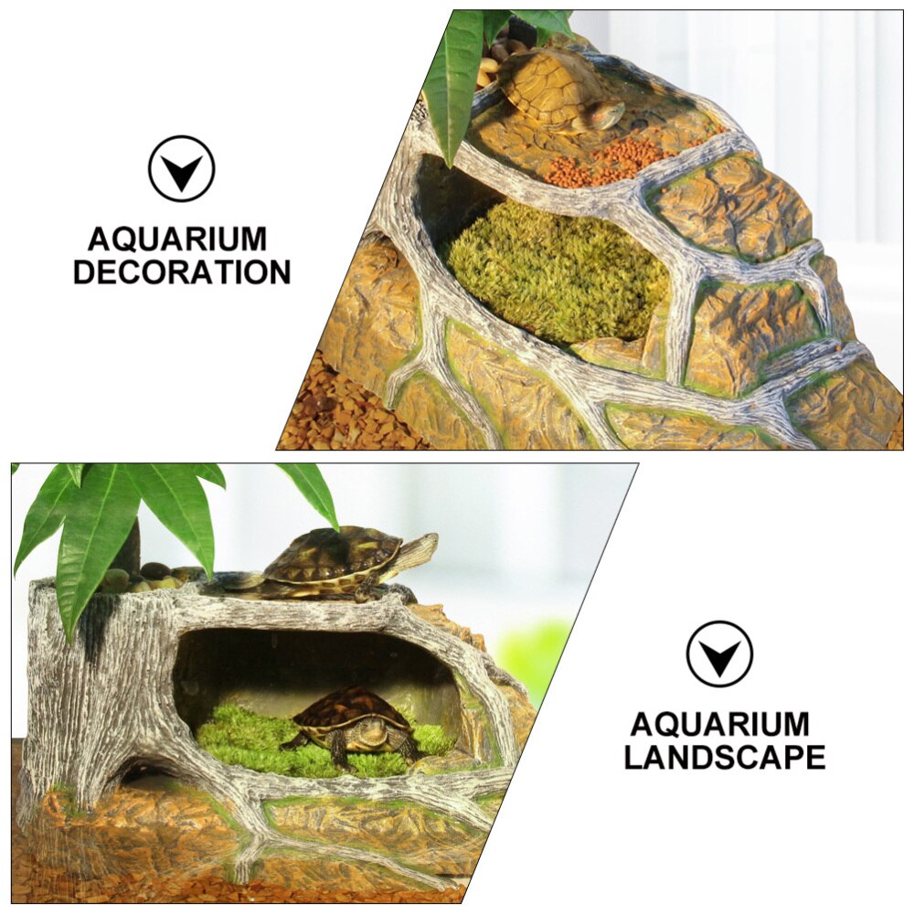 1Pc Schildpad Klimmen Platform Schildpad Terras Aquarium Landschap Prop