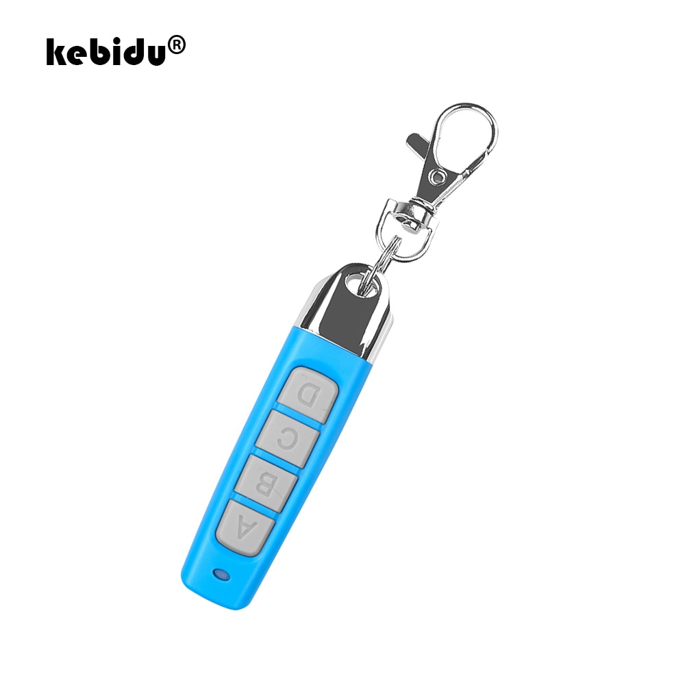 Kebidu 433MHz télécommande sans fil avec porte-clés contrôleur de copie électrique Mini transmetteur sans fil interrupteur 4 boutons
