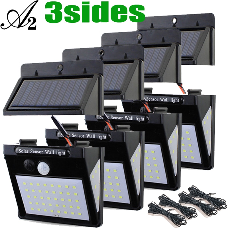 LED solar lamp street lighting PIR Sensor solar power solar lamps lantern outdoor indoor home waterproof Ip 65 garden Separated