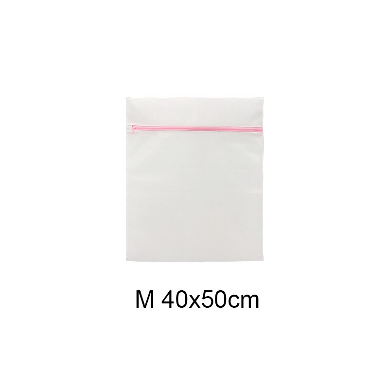 7 Size Mesh Laundry Bag Polyester Laundry Wash Bags Coarse Net Laundry Basket Laundry Bags for Washing Machines Mesh Bra Bag: 40X50cm