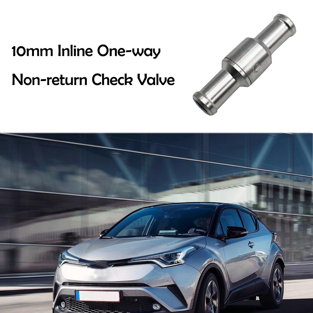 Franchise 6-12mm Inline One-way Non-return Check Valve Fuel/Water/Gas/Air/Vacuum Aluminum #0521