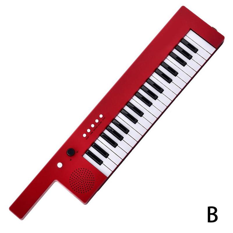 37 klawiatura z klawiszami fortepianowe przenośne elektroniczne organki dla dzieci z paskiem stereofoniczny instrument muzyczny akumulator robić profesjonalnego uczenia się: B