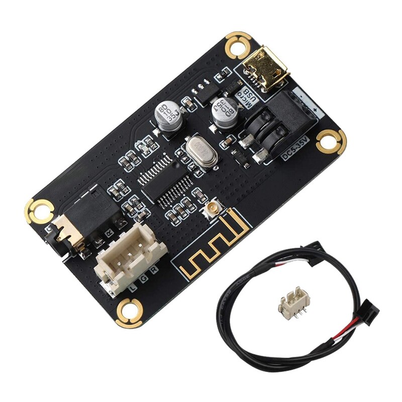 Audio Stereo Bluetooth Receiver Module, Mp3 Bluetooth 4.2 DIY Decoder DC5V-35V Music Wireless Receive Module
