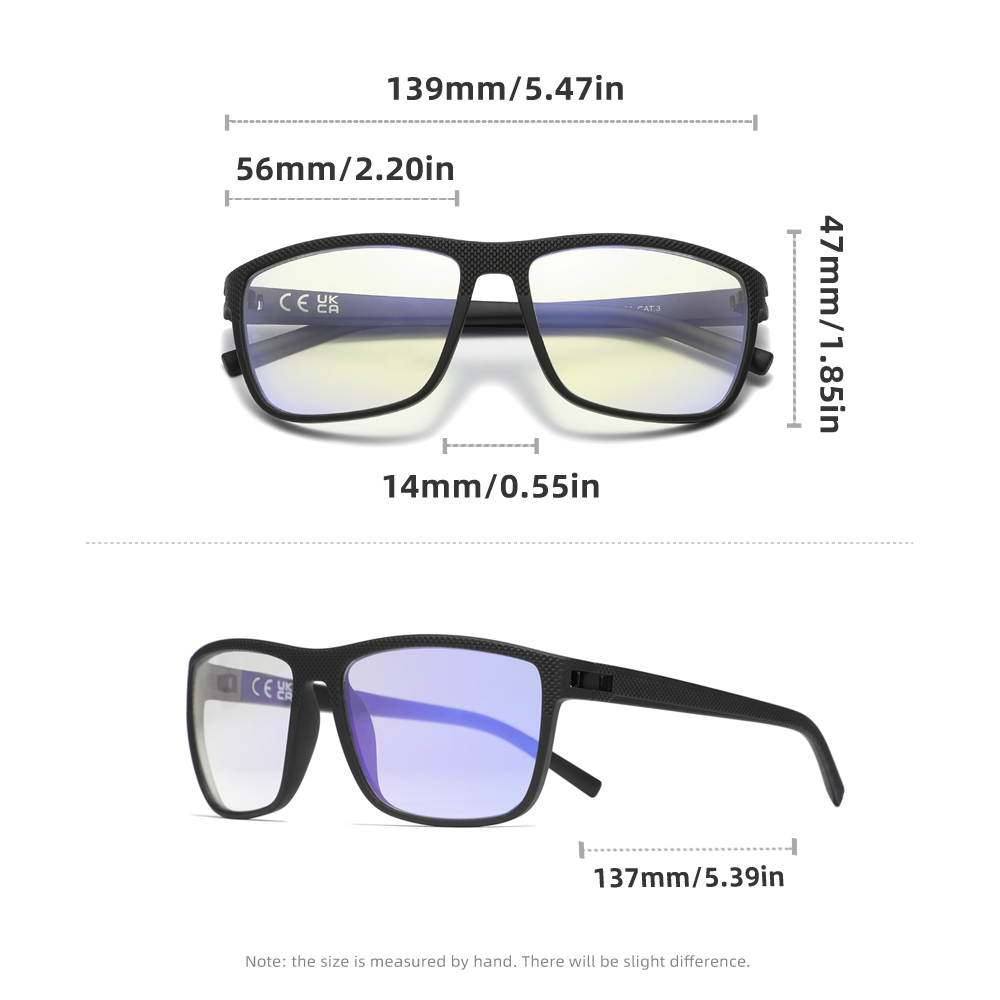 KINGSEVEN-Lunettes anti-rayons bleus pour hommes et femmes, verres transparents, lunettes décoratives bloquant la lumière bleue pour ordinateur, , 99%