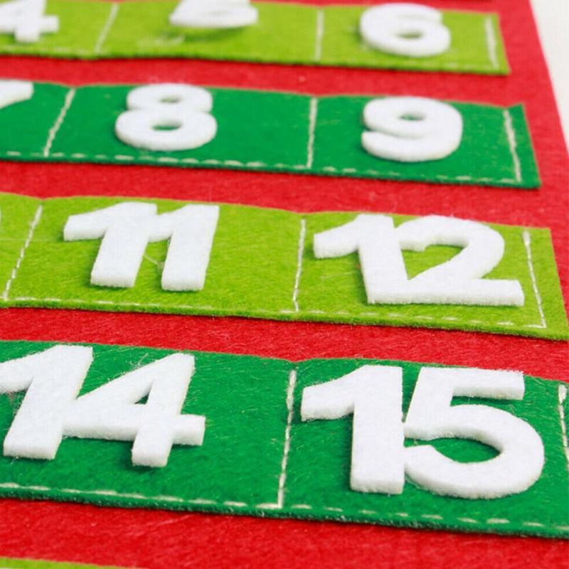 Kerstmis oude harige man kalender advent aftelkalender kalender muur  j4 r 5