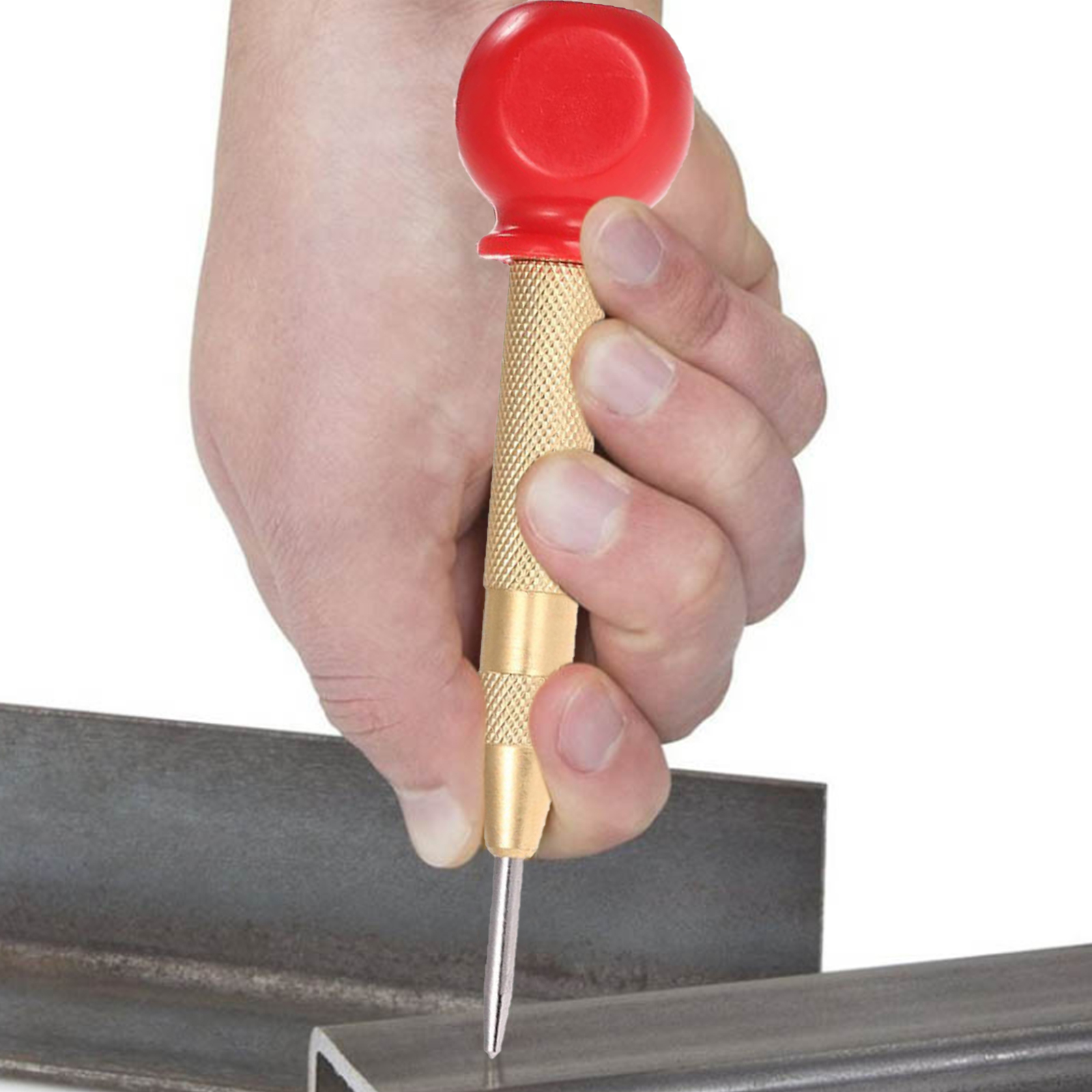 Automatic Center Pin Punch Spring Marking Holes Tool Wood Press Dent Marker Woodworking Tools For Kerner Center Punch Drill