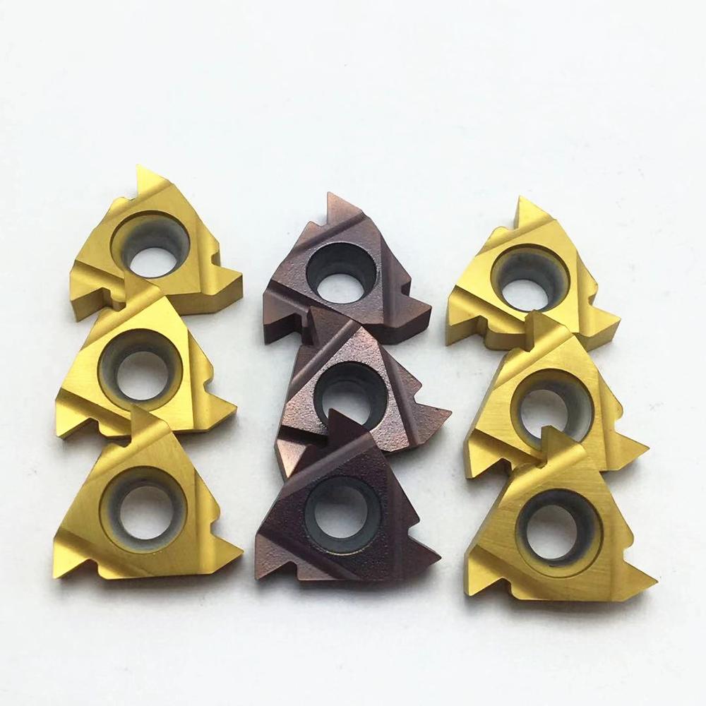 Carbide thread insert 11IR 11ER 16IR 16ER AG60 VP15TF / US735/UE6020 thread lathe tool turning blade turning tool