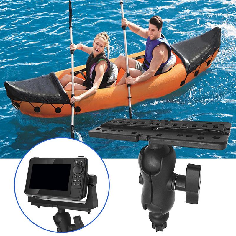 Schwenkbare Fisch Finder Halterung Basis GPS Elektronik Fishfinder Halter Montage Ständer Platte GPS Navigation Fisch Finder Halterung Für