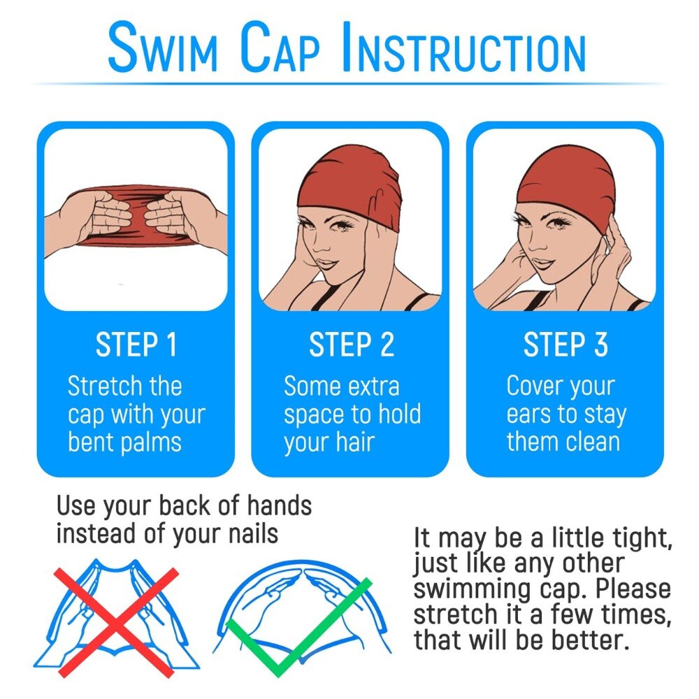 Casquette de piscine pour enfants, chapeau de protection en forme de dauphin, bouchon d&#39;oreille, étanche, pour garçons et filles, accessoire de plongée