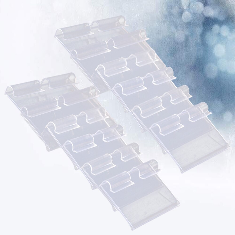 24Pcs 4.2X10Cm Pvc Prijs Tags Premium Pvc Prijskaartje Voor Supermarkt Mall Winkel Winkel