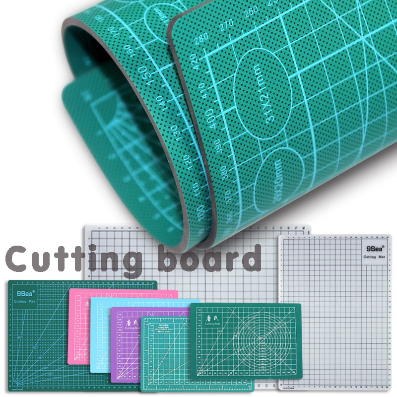 A3 A4 A5 Leather Craft Cutting Mat Board Engraving Soft Pad Hand Writing Plank, 3mm Thickness Inch Size Cutting Mat Punch Sewing