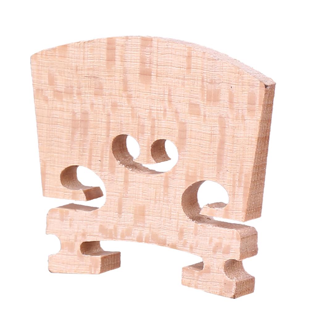 Maple High Hardness Timber Violin Bridges Decorative Pattern Wooden Violin Bridge Stringed Instrument Prodcuts