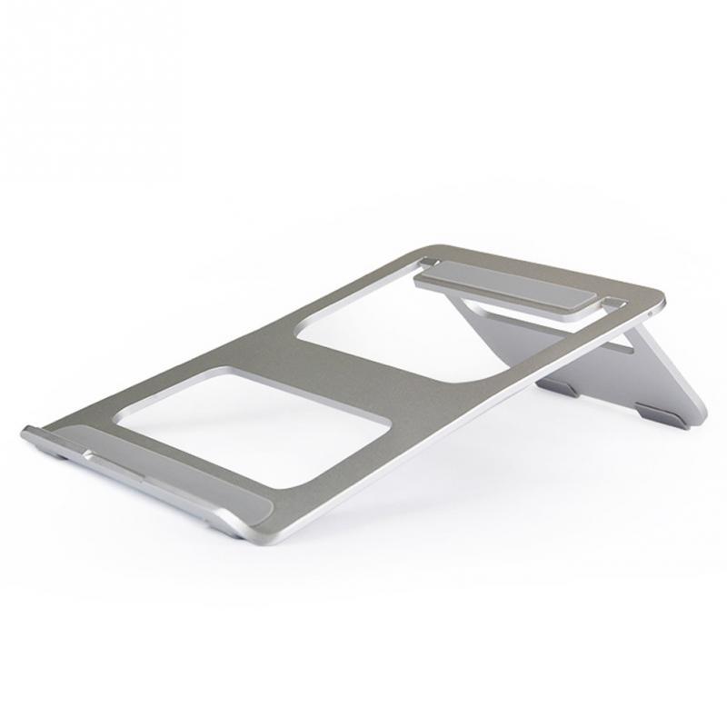 Hobbylane laptopständer aluminiumlegierung notebookständer faltbare laptophalterung kühlbasis tragbarer notebook-tischständerhalter: Default Title