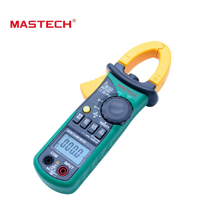 Mastech MS2108A Digitale Stroomtang Auto range Multimeter AC 400A Stroom Spanning Frequentie multimeter Tester Terug