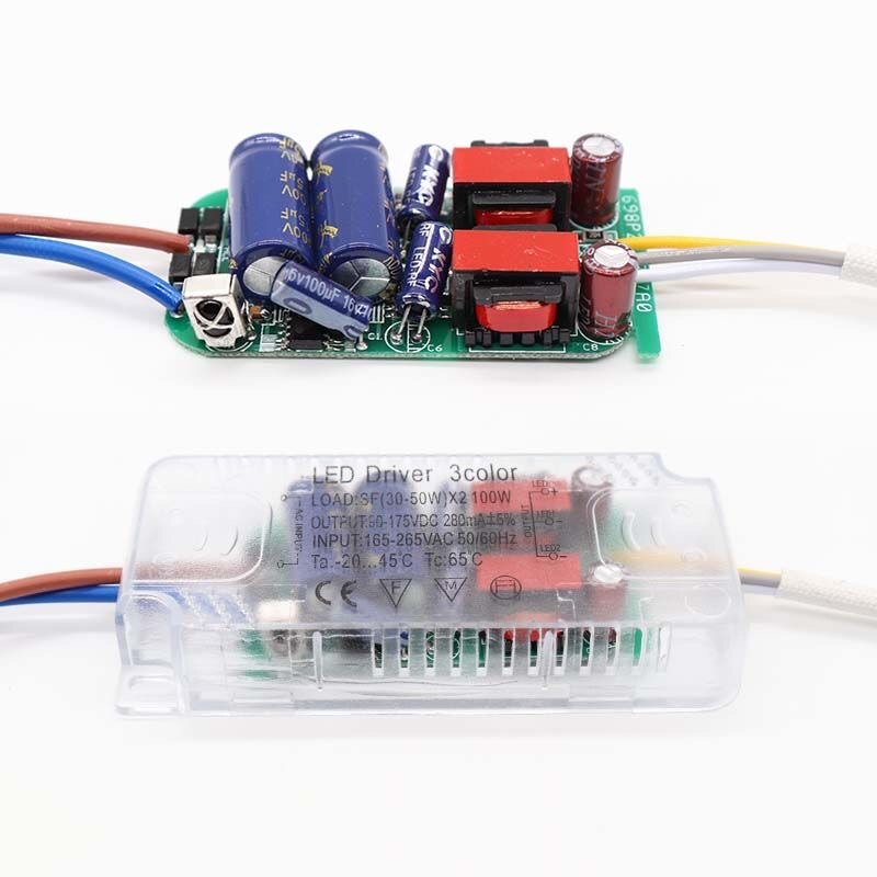 3 color dimmable LED driver LED transformer electrodeless LED driver with 2 plugs