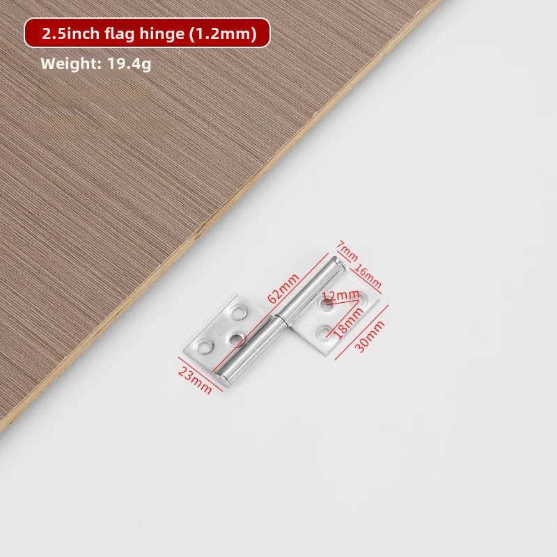 Traditional Flag-Shaped Door Hinges Comprehensive Removable Large Door Hinges Fire Prevention Aluminum Alloy Door Hinges