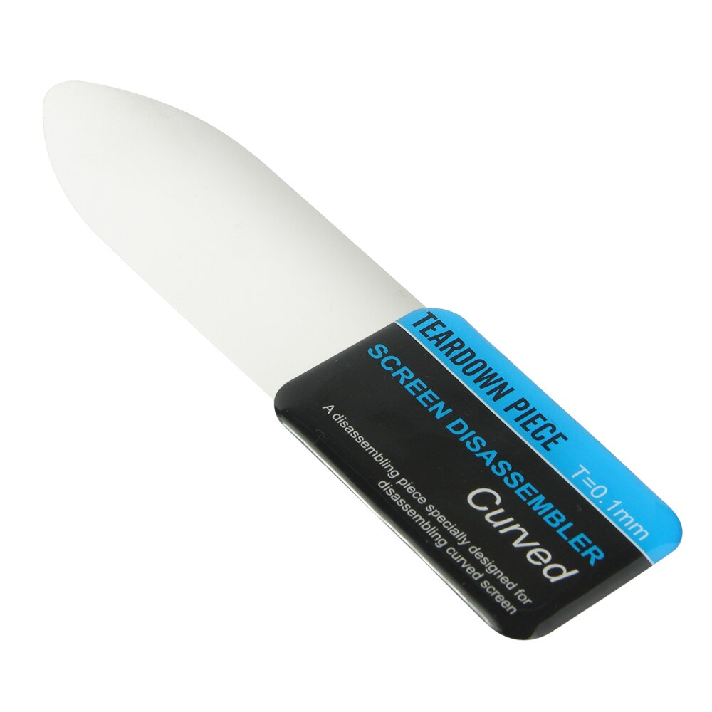 Tela curvada spudger lcd abertura pry cartão desmontar ferramentas de reparo metal aço ultra fino para iphone para samsung huawei xiaomi: Default Title