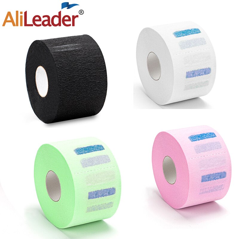 Alileader-papel para cuello de peluquero, silenciador desechable, accesorio para cortar el pelo, Collar, herramientas de peluquería, accesorio de peluquero