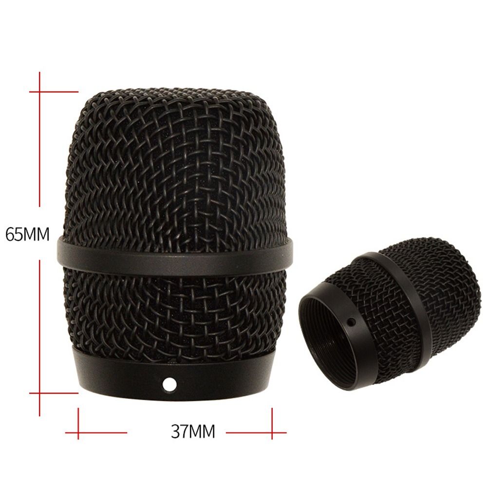 Head Replacement High Density Sponge Accessory Metal Mic Mesh Cover Microphone Mesh Head Microphone Grill Head Replacement Head: green
