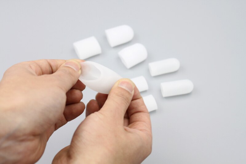 4 stk fod ligtorne vabler remover gel silikonegel tube bandage finger & amp; tåbeskyttere fødder smertestillende vagt til fodpleje