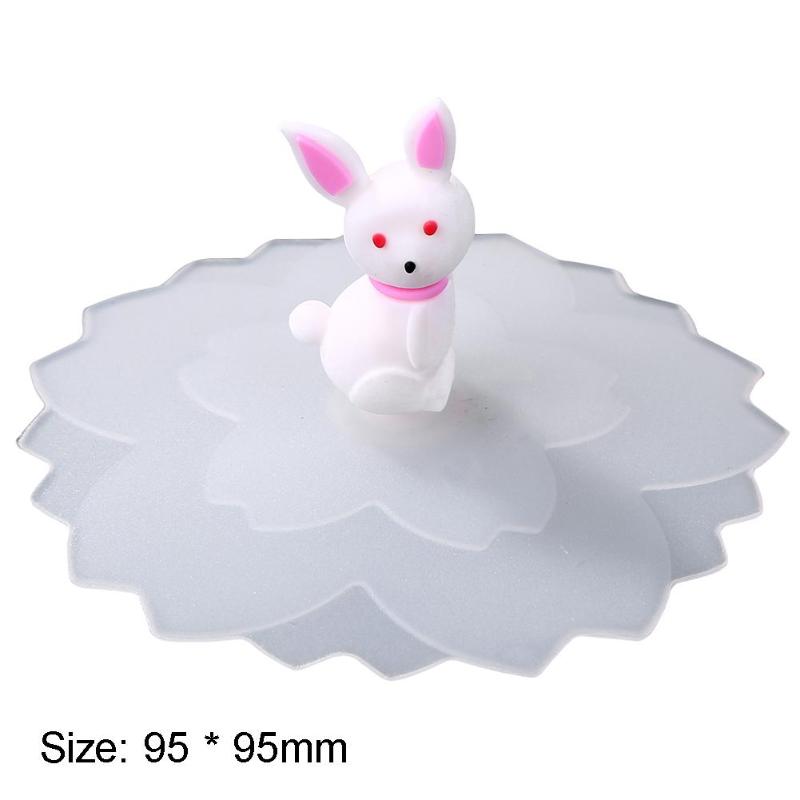 Anti-damm återanvändbar hög temperaturbeständighet förseglade koppar lock söt silikon kopp täcke temugg koppar sugförslutningslock: C