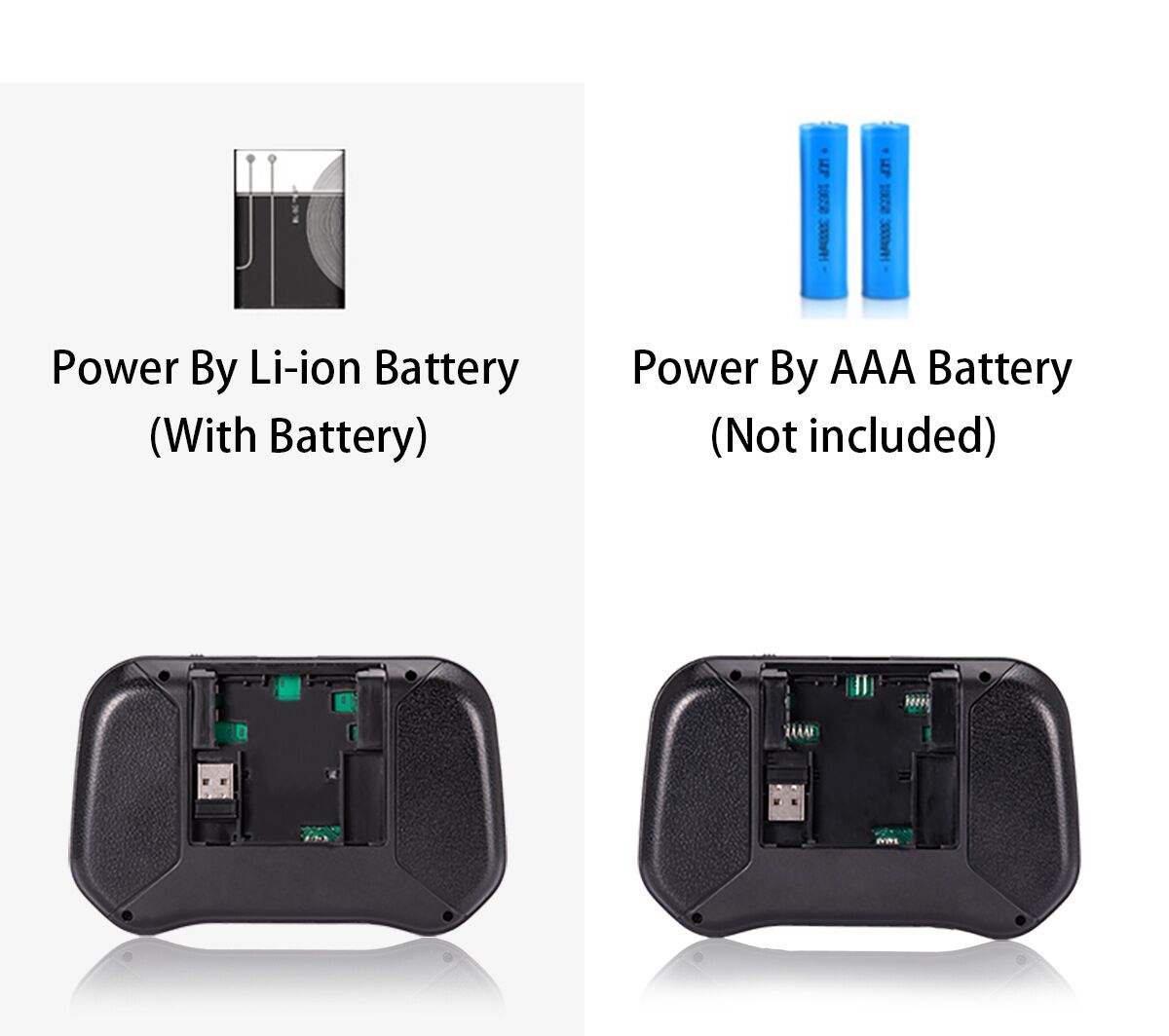 I10 Arcobaleno mini tastiera retroilluminata inglese 2.4G senza fili aria topo toccabile per androide TV scatola desktop Touchpad PC VS i8