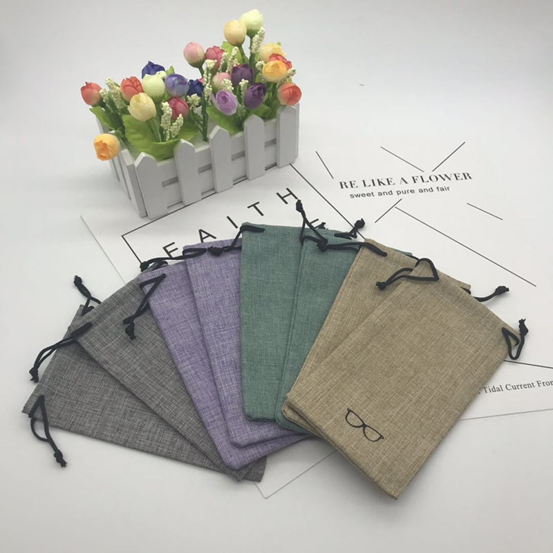 Frisse stijl brillenkoker leesbrillen accessoires draagbare zonnebrillendoos brillen beschermhoes harde brillenzak retro