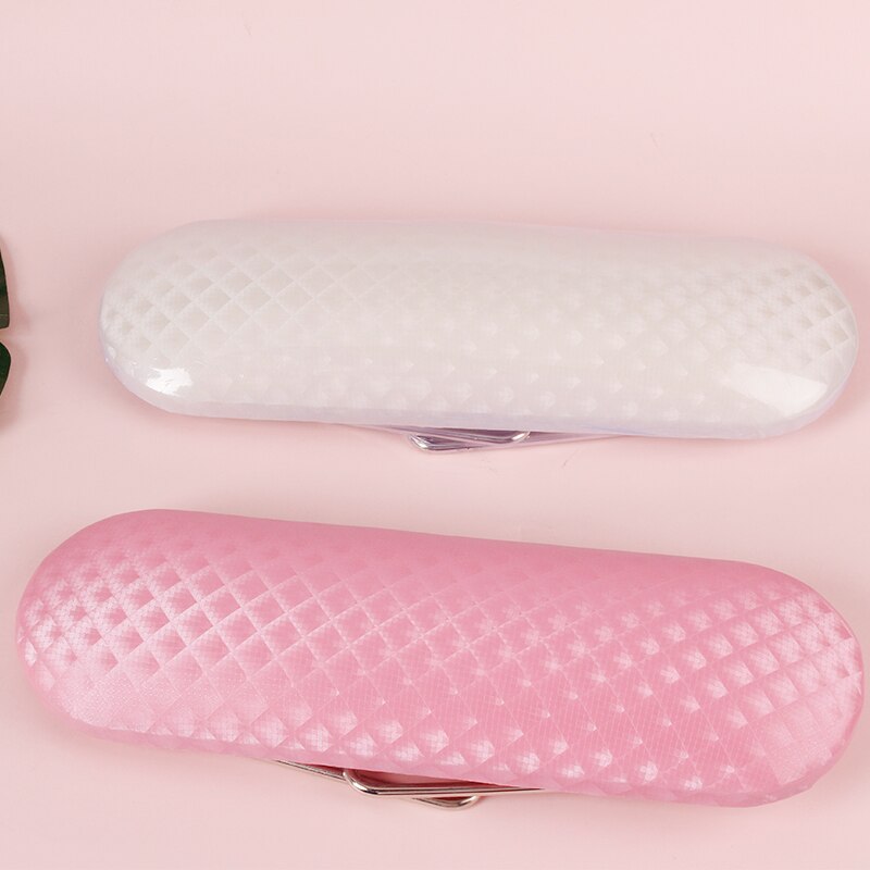 Blød nail art håndpude med stativ pink håndledsstøtte armlæns pude til nail art salon manicure nail art lampeværktøj