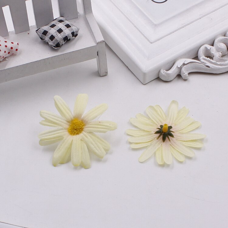 Cabeça de flor artificial de 6cm, cabeça de flor artificial diy, wreath, corpete de noiva, natal, dia das bruxas, decoração de caixa de presente de casamento, arco de casamento com 10 peças flores