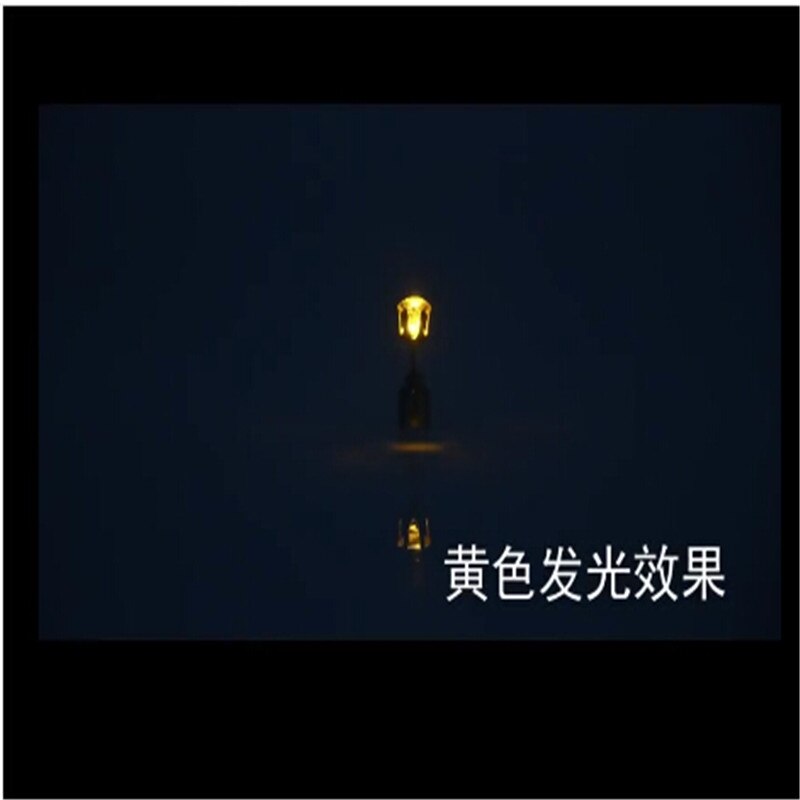 Colorful Hipster Led Earrings With Flashing Luminous Studs Gemstone Women Men Led Grow Light Up Bright Dance Earring: Yellow