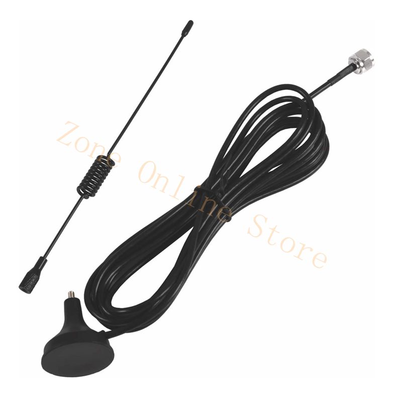 Neue FM-Stereo-Antenne mit Magnetfuß, 75 Ohm männlicher FM-Antennen-Bausatz für Stereo-Empfänger, Tisch-Radio-Empfänger