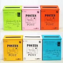 Wiejski styl żelazo skrzynka pocztowa skrzynka na listy gazeta skrzynka pocztowa dla domu Vintage skrzynki pocztowe dekoracja