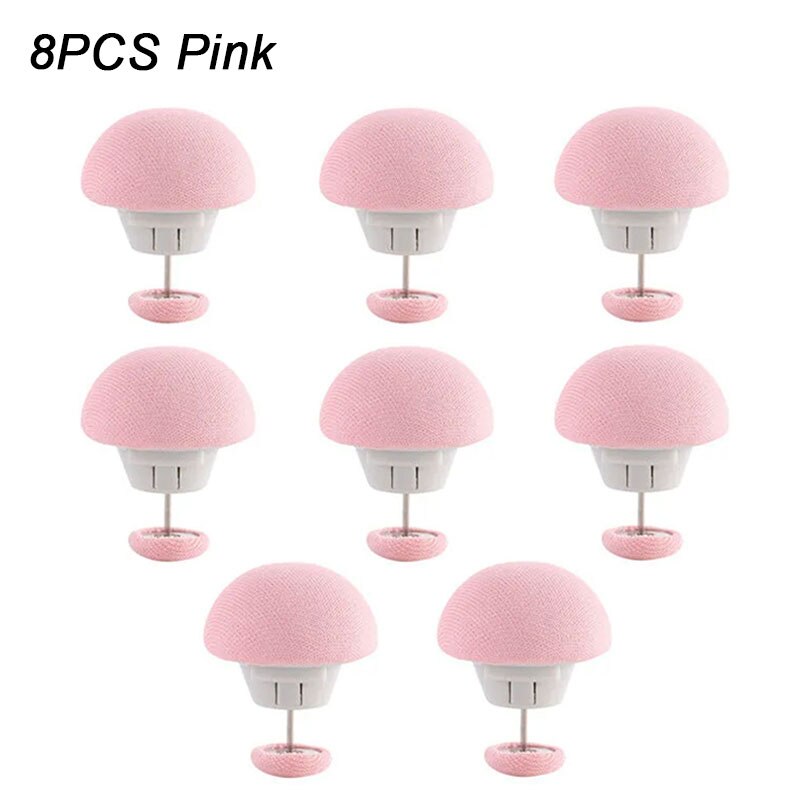 8/4 sztuk prześcieradło chwytaki antypoślizgowe wyposażone kołdra uchwyt arkusza kształt grzyba prześcieradło materac uchwyt do arkuszy domu: 8pcs Pink