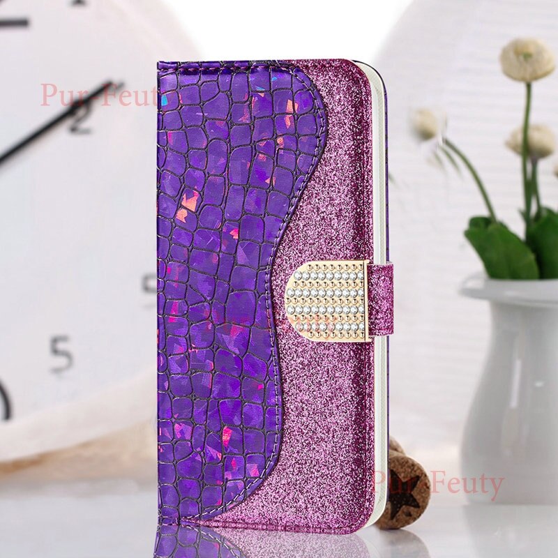 Fall für Huawei P30 Pro Huawei P30 Lite MAR LX1 L21 L23 Luxus Bling Strass Sparkle Brieftasche Flip Abdeckungen für huawei P30 P 30