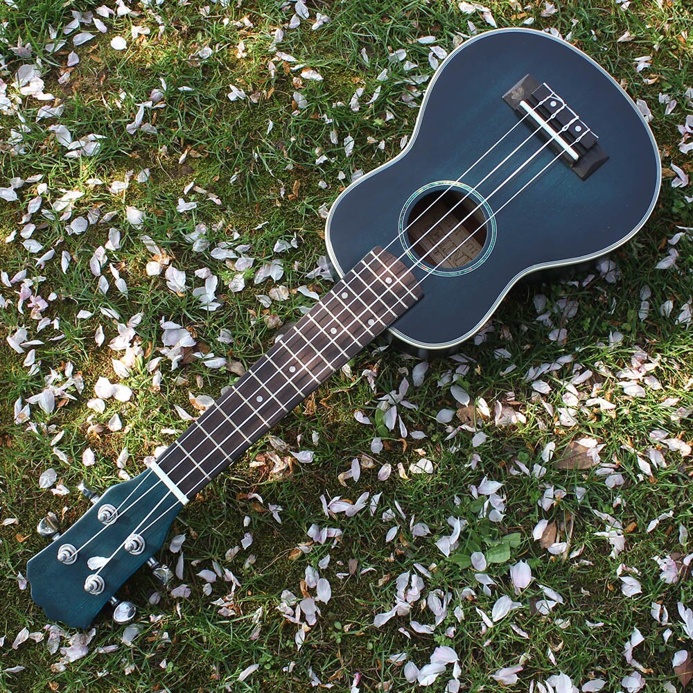 4 Strings Stringed Instrument 21" Ukelele Ukulele Spruce Body Rosewood Fretboard for Both Kids and Adults