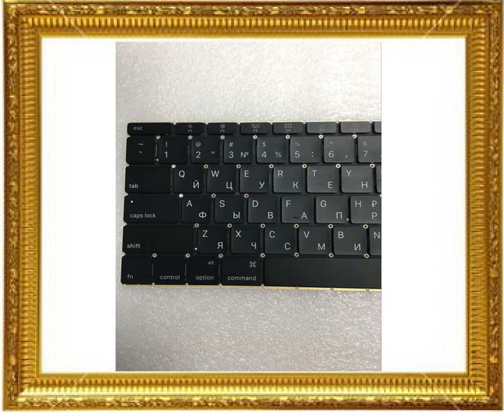 Original Laptop A1534 Keyboard RU Standard For Macbook A1534 Russian Keyboard with Small Enter Keys Year