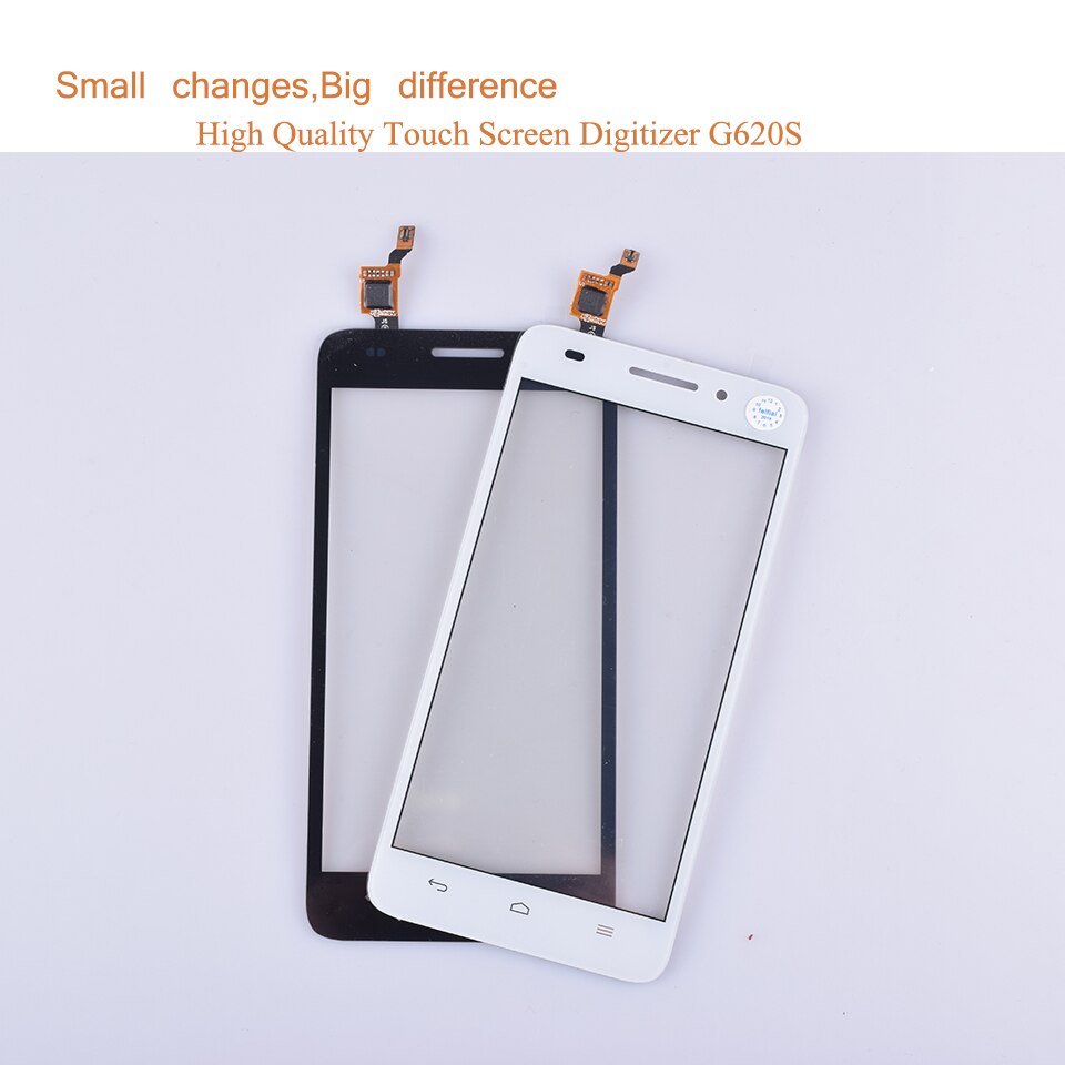Para Huawei Ascend G620 G620-UL01 pantalla táctil del Sensor del Panel digitalizador G620S G620S-L01 G620S-02 G620S-L03 pantalla táctil de vidrio