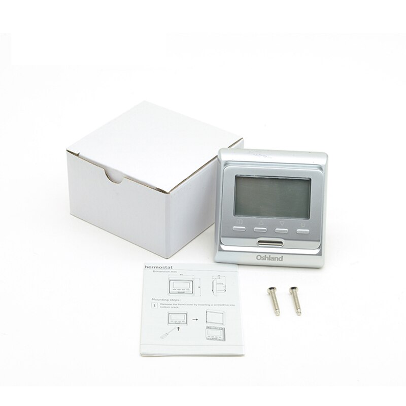 Weekly Programmable Heating Thermostat 16A LCD Digital Temperature Controller For Electric Heating System
