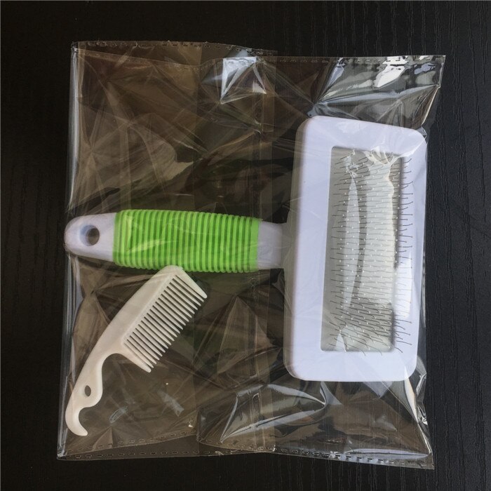 Haar Entfernung Kamm für Hunde Katze Detangler Pelz Trimmen Dematting Deshedding Pinsel Pflege Werkzeug Für verfilzte Lange Haar Lockige Haustier: Grün / S