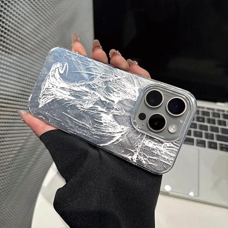Coque de téléphone Sculpture de Style gothique, étui pour IPhone 16 16E 15 14 13 12 11 Pro Max 7 8 Plus X XS XR, Funda Bumber 16 15 14 13