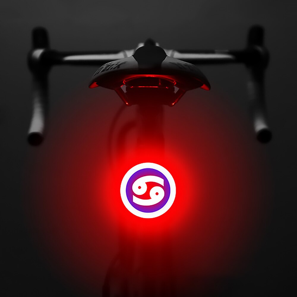 USB Charge Flashlight For Bicycle Light Led Bike Flash Taillight Cycling Night Warning Lights Cyling Lamp Multi Lighting Modes: 12