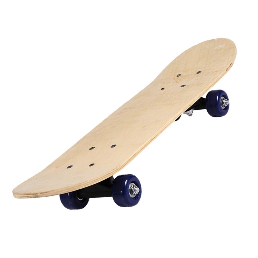 Blank Skateboards for Kids Wooden Complete DIY Freehand Skateboards for Beginner Graffiti for Boy Girl Slide Plate Skating Board