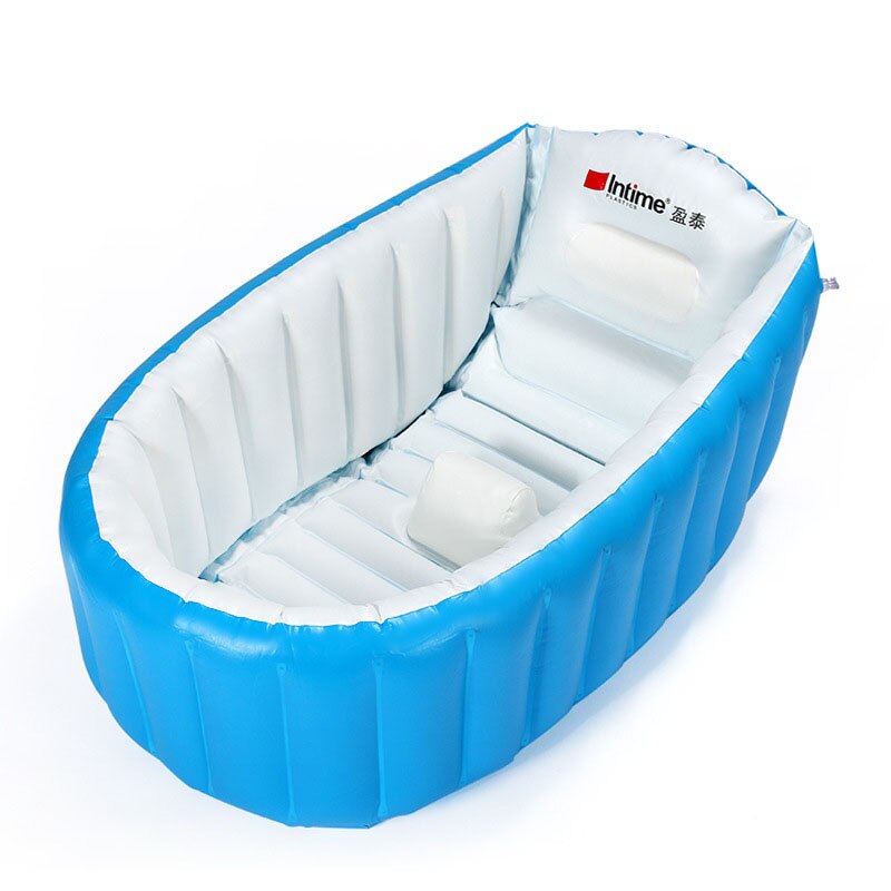 Inflatable Baby Bathtub With Pump - Spine Protection For Toddlers 0-5 Years