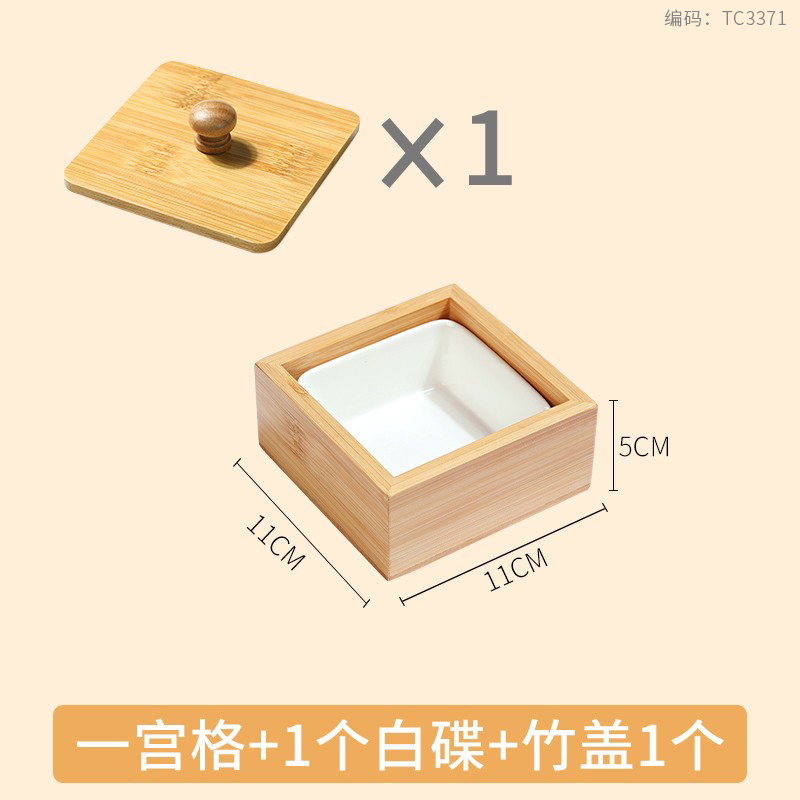 Bamboo Tray Dried Fruit Snacks Fruit Dessert Sushi Plate Pot Compartment Container Tea Table Snacks Dinner Plate: PURPLE