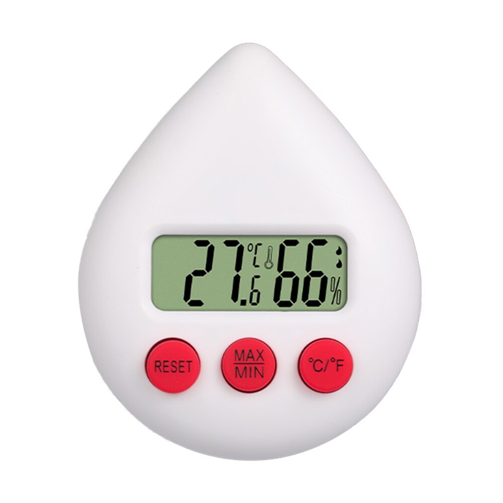 Digital Temperature Humidity Meter Indoor Electronic Hygrometer Thermometer Indoor Baby Home Temperature Measuring Tool: white