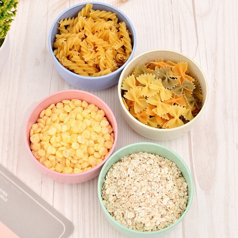 Healthy Kitchen Dinnerware Bowl Sets with Healthy Wheat Straw Dinner Plates Dinnerware Dishes Set