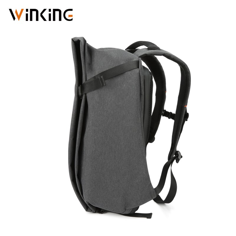 Winking Waterproof Men Backpack 180 Degree Open Rucksack USB Charging Laptop Backpack 15.6 inch School Bags for Teenage Boys