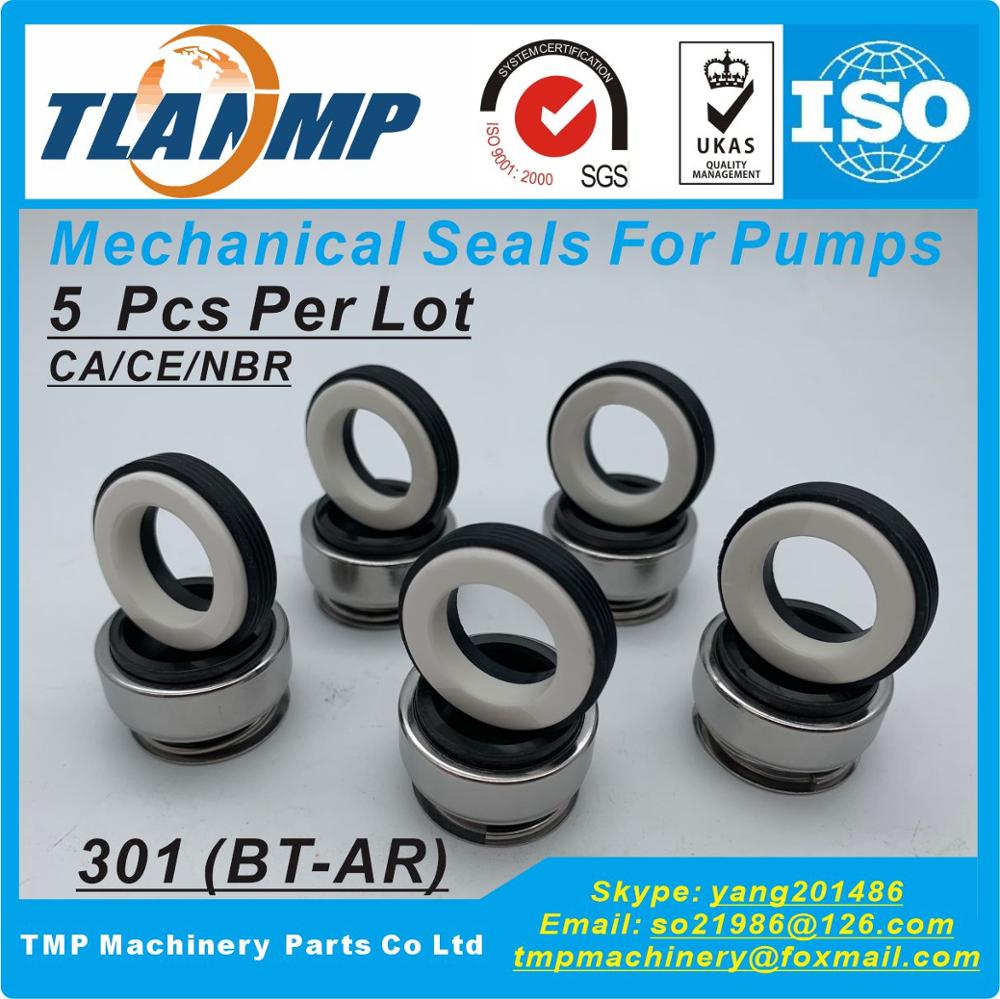 301-17 (BT-AR-17) Rubber Bellow Mechanical Seals |Equivalent to Burgmann BT-AR Seals: CA-CE-NBR (5 pieces)
