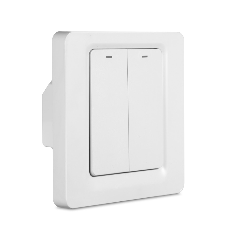 Tuya Smart life-Control de luz por WiFi, interruptor de 86 botones para la UE, compatible con Alexa y Google Home