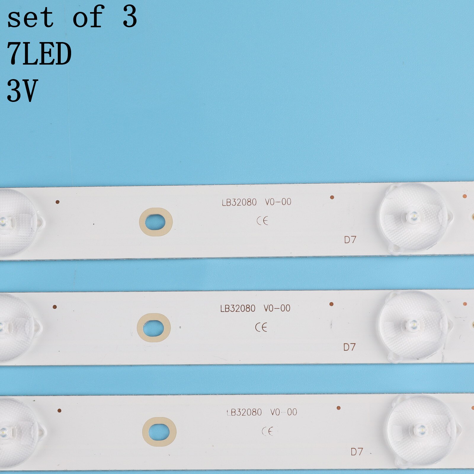 620mm led baggrundslys strip 7 lampe til lb -pf3030- gjd 2 p 53153 x 7 ahv 2-d 32 pht 4101/60 32 lj 500v 32 pht 41321/12 lb32080 v-003 kdl -32 r 330d